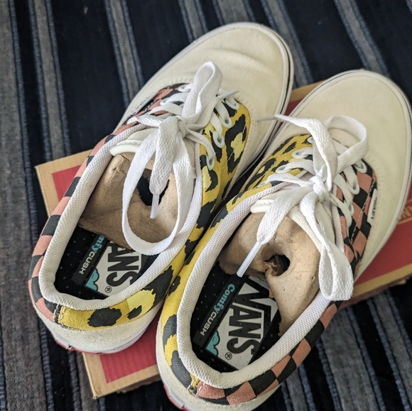 VANS Comfycush Era Mixed Media Suede Checker Leopard Women VNOA3WM91PC (… - Picture 7 of 8